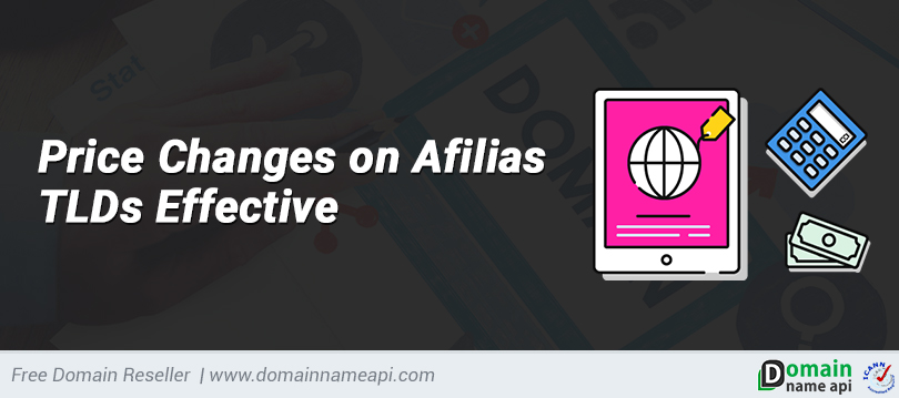 Price Changes On Afilias Tlds Effective