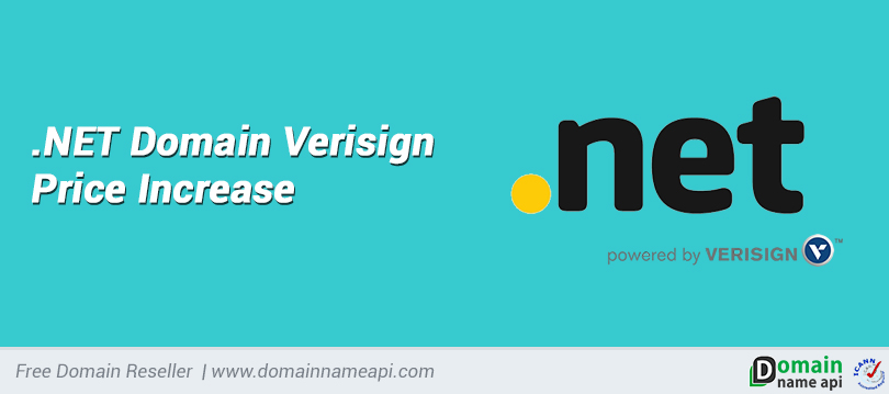 .NET Domain Verisign Price Increase