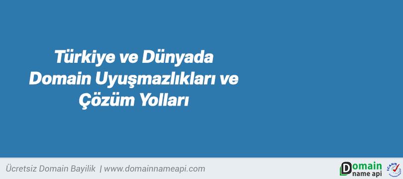 Türkiye ve Dünyada Domain Uyuşmazlıkları ve Çözüm Yolları