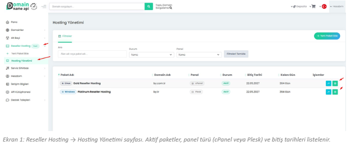 Reseller Paketine İlk Giriş: WHM Paneline Nasıl Erişilir?