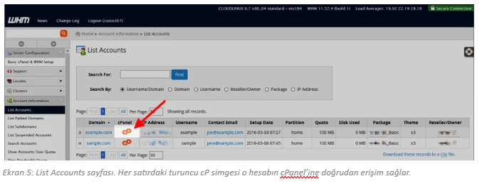 Reseller Paketine İlk Giriş: WHM Paneline Nasıl Erişilir?