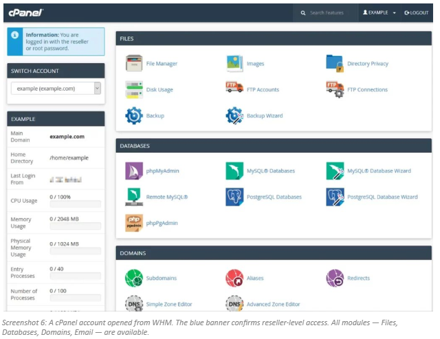 Getting Started with Your Reseller Package: How to Access the WHM Control Panel