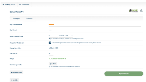 How to Activate the DomainNameAPI Module in WiseCP: Step-by-Step Setup Guide